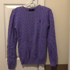 Polo Sweater Purple
